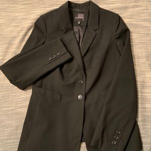 Tall black suit jacket